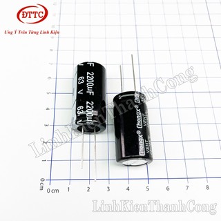 Bộ 3 Chiếc Tụ Hóa 2200uF 63V (18x35mm)