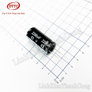 Bộ 3 Chiếc Tụ Hóa 2200uF 63V (18x35mm)