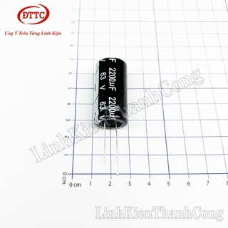 Bộ 3 Chiếc Tụ Hóa 2200uF 63V (18x35mm)