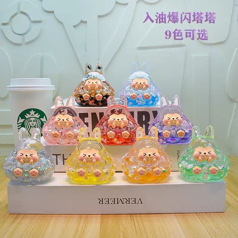 Mô Hình Kiki Nước Phát Sáng - Để Bàn Trang Trí Thủ Công, Đồ Trang Trí Dễ Thương (Hana Store)