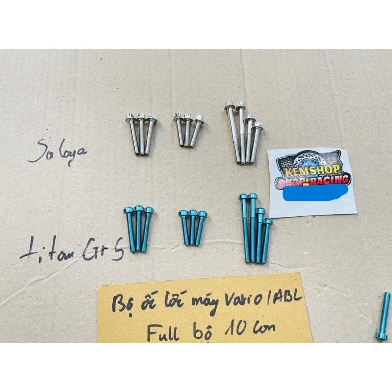 Bộ Ốc Lốc Máy 10 Con Full Dàn Ốc Máy Vario/Abl