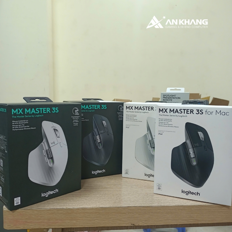 Chuột không dây Logitech MX Master 3S Bluetooth USB kèm Cáp sạc 7 nút Cuộn siêu nhanh Chính hãng Bảo hành 12Tháng | BigBuy360 - bigbuy360.vn