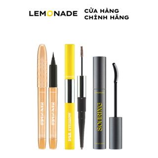 Combo Lemonade gồm 01 Mascara Soaring 7.5g + 01 Eyeliner SuperTiger 1g + 01 Chì Kẻ Mày 2 Đầu Dual Eyebrow 2.75g