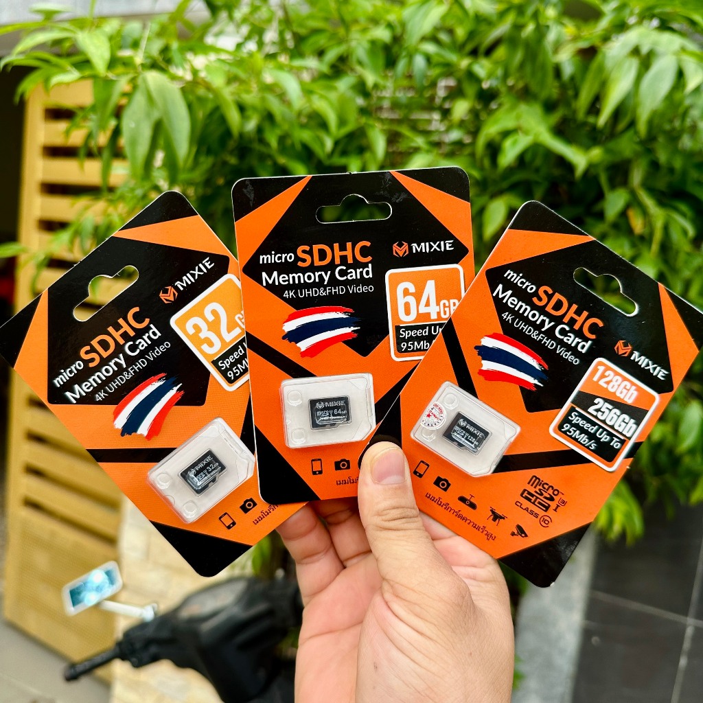 Thẻ Nhớ MIXIE 128GB/64GB/32GB Tốc Độ Cao,Chuyên Dụng Cho Camera, Điện Thoại, Thiết Bị Điện Tử