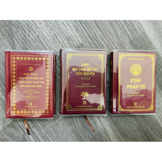 Sách - Combo Kinh Địa Tạng Bồ Tát Bổn Nguyện, Kinh Pháp Cú, Kinh Phật Thuyết Vô Lượng Thọ (khổ mini)