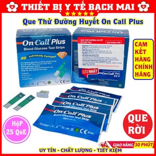Que Thử Đường Huyết OnCall Plus [25 Que]