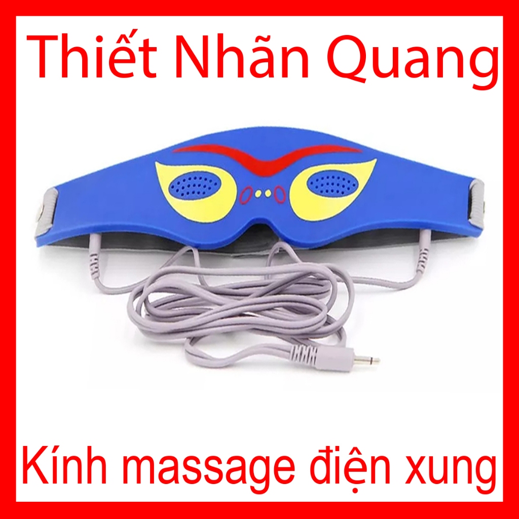 Thiết Nhãn Quang, Kính mắt massage điện xung kèm dây dùng cho máy vật lý trị liệu MPT8-12 - MF5 - 08
