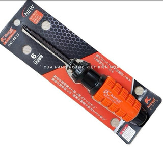 Tua vít 2 đầu Bake Dẹp cao cấp KAPUSI Nhật Bản 6x180mm, thép SK5