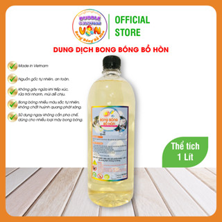 Chai 1 Lít Dung Dịch Thổi Bong Bóng Xà Phòng Từ Quả Bồ Hòn - Sản Phẩm Thiên Nhiên, An Toàn Cho Bé