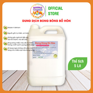 Can 5 Lít Dung Dịch Thổi Bong Bóng Xà Phòng Từ Quả Bồ Hòn - Sản Phẩm Thiên Nhiên, An Toàn Cho Bé