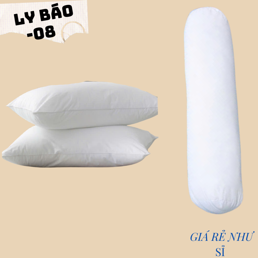 Ruột gối ôm gòn nằm gòn cao cấp.Ruột gối hơi bông gòn mềm cao cấp