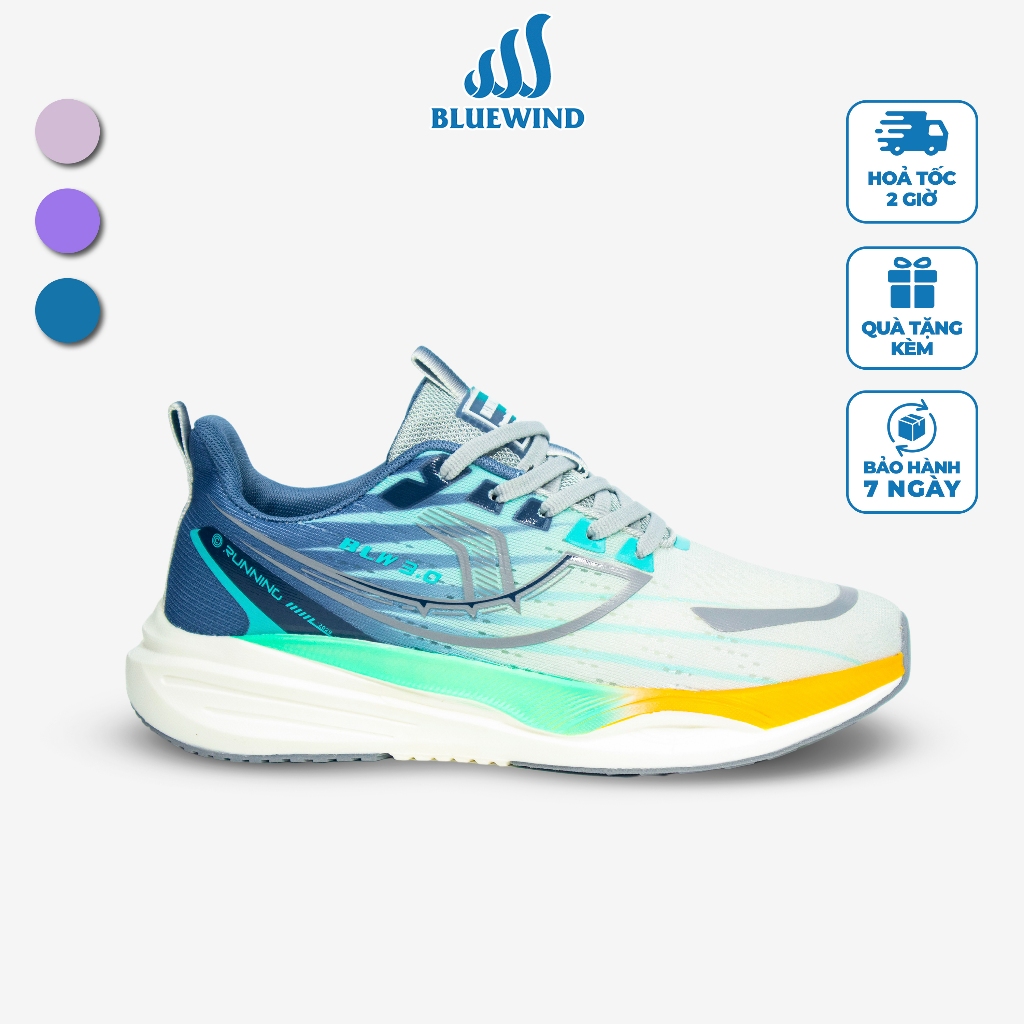 [SIÊU NHẸ] [TĂNG SIZE] Giày Chạy Bộ Nam Nữ BLUEWIND AeroRun 3.0 – Êm Chân, Thoáng Khí, Đế Cao 4cm 68381