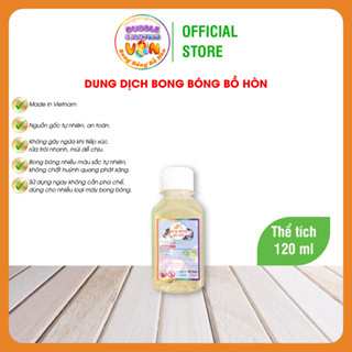 Chai 120ml Dung Dịch Thổi Bong Bóng Xà Phòng Từ Quả Bồ Hòn - Sản Phẩm Thiên Nhiên, An Toàn Cho Bé