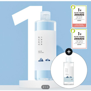 [OLIVEYOUNG]Nước hoa hồng Round Lab 1025 Dokdo Toner 500ml+100ml bổ sung độ ẩm làm dịu da - S0021