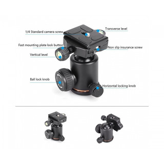 ĐẦU BI BALL HEAD BEIKE BK-06 + QUÀ TẶNG