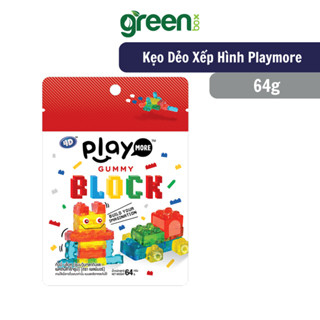  Kẹo dẻo xếp hình Playmore 64g trò chơi xếp hình cho bé Combo tiết kiệm Playmore 6 vị 
