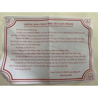 Phong Tê Cốt Thống Thủy - An Phát [Chính Hãng] - Khu Phong Trừ Thấp, Mạnh Gân Cốt