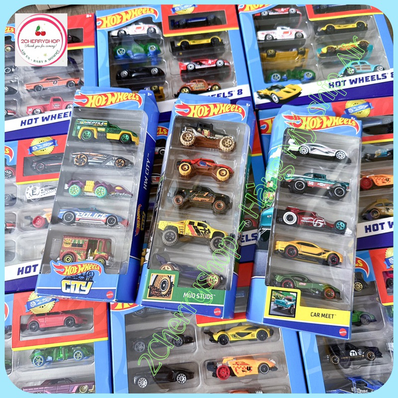 Bộ 5 -8 xe Hotwheels US