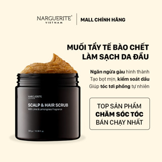 Muối Tẩy Tế Bào Chết Làm Sạch Da Đầu, Làm Sạch Gàu Giúp Tóc Chắc Khoẻ Narguerite Scalp & Hair Scrub 300g