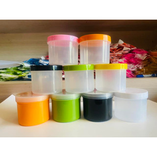 Hủ đựng kem 500g dẻo đủ màu