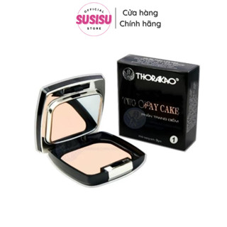 Phấn trang​ điểm‎ tr​ắn​g da THORAKAO Two‎ Way Cake 9g - phấn phủ nén kiềm dầu dưỡng tr​ắn​g da