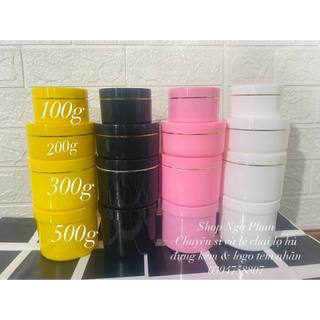 Hủ đựng kem 500g dẻo đủ màu