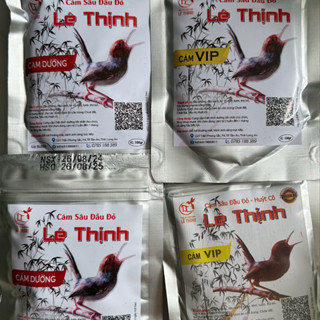 Lê Thịnh : Cám Sâu Đầu Đỏ Dưỡng - VIP 100gr - Thức Ăn Chim Sâu Cao Cấp