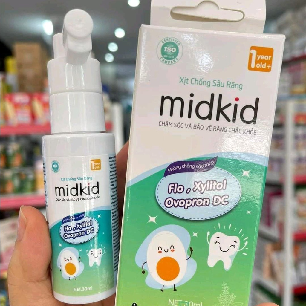 Xịt chống sâu răng Midkid