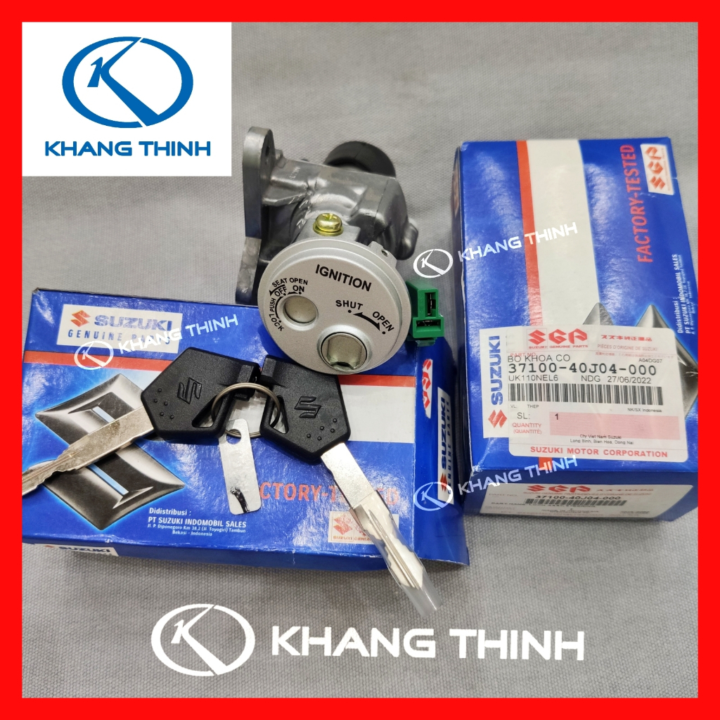 Bộ Khóa Suzuki Address 110 - Hàng Chính Hãng
