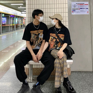 Áo Thun Travis Scott oversize nam nữ chất liệu 100% cotton cao cấp 250GSM dày dặn