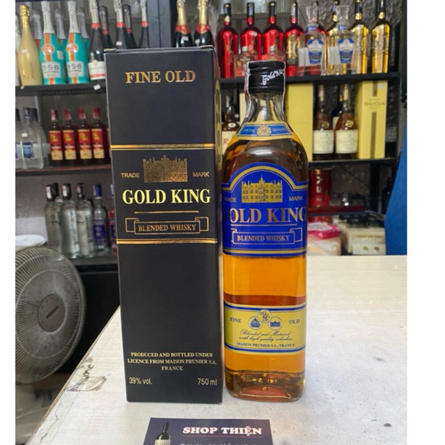GOLD KING Blend Whisky 39% 750ml