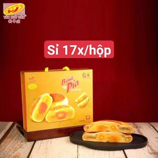 Sip nhanh)Bánh pía khổng lồ cái 1kg Tân Huê Viên