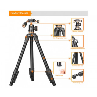 CHÂN MÁY ẢNH TRIPOD BEIKE Q160S + QUÀ TẶNG