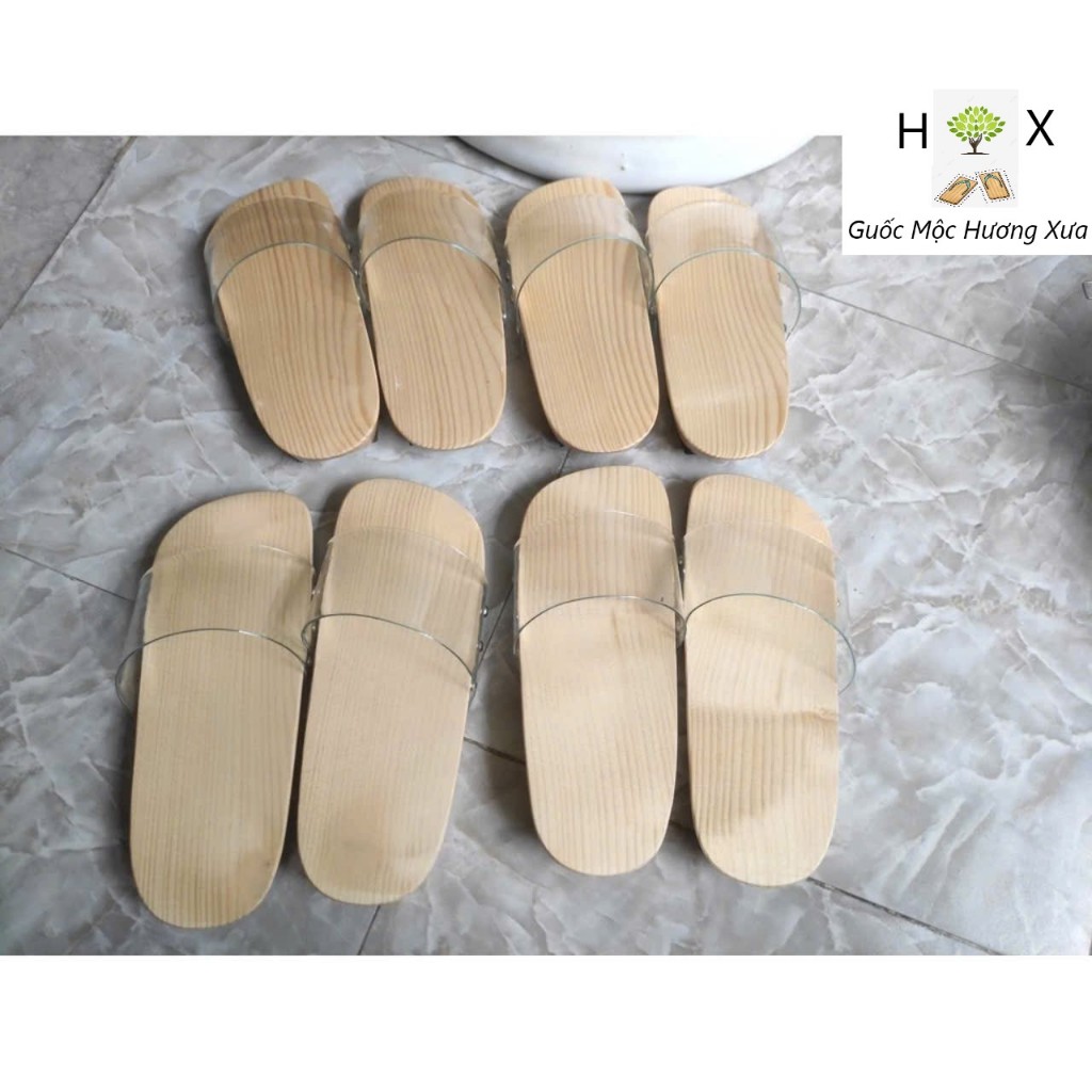 Guốc gỗ Guốc mộc cho Bé ( đế cao su 2 lớp )