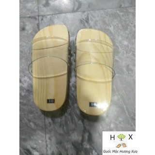 Guốc gỗ Guốc mộc cho Bé ( đế cao su 2 lớp )