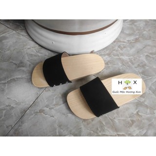 Guốc gỗ Guốc mộc cho Bé ( đế cao su 2 lớp )
