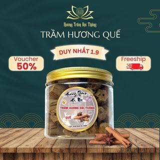Hộp trầm hương Quế, nụ trầm hương cao cấp xông nhà tẩy uế Hương Trầm Đại Thắng (40 nụ)