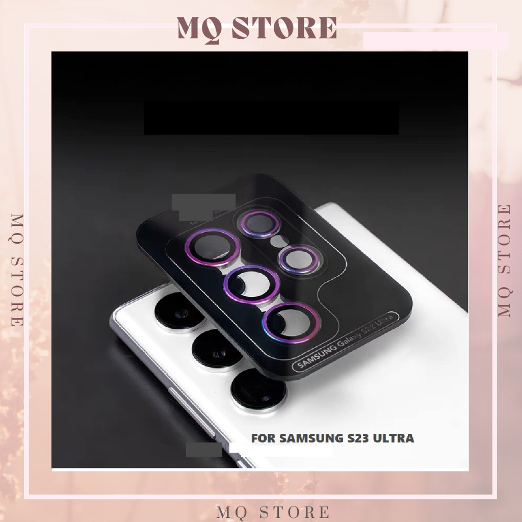 Kính cường lực camera Kuzoom Samsung S23 Ultra chống trầy xướt, bảo vệ camera