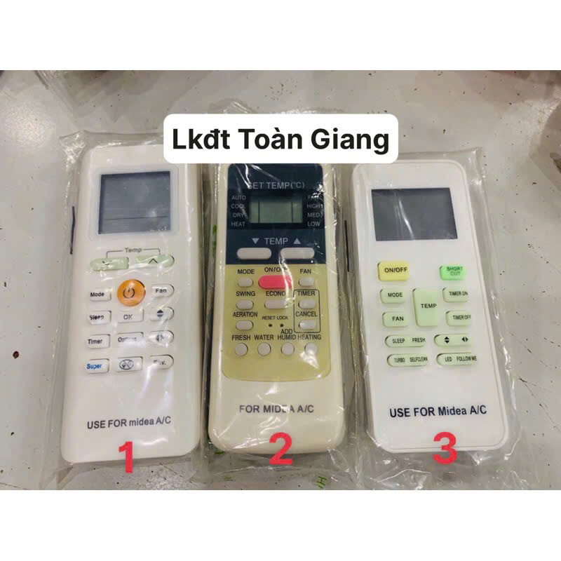 Khiển điều hoà Midea