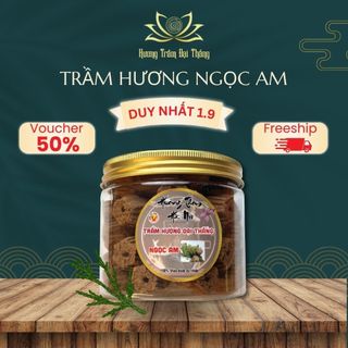 Hộp trầm hương ngọc am, nụ trầm hương cao cấp thơm phòng đuổi muỗi Hương Trầm Đại Thắng (40 nụ)
