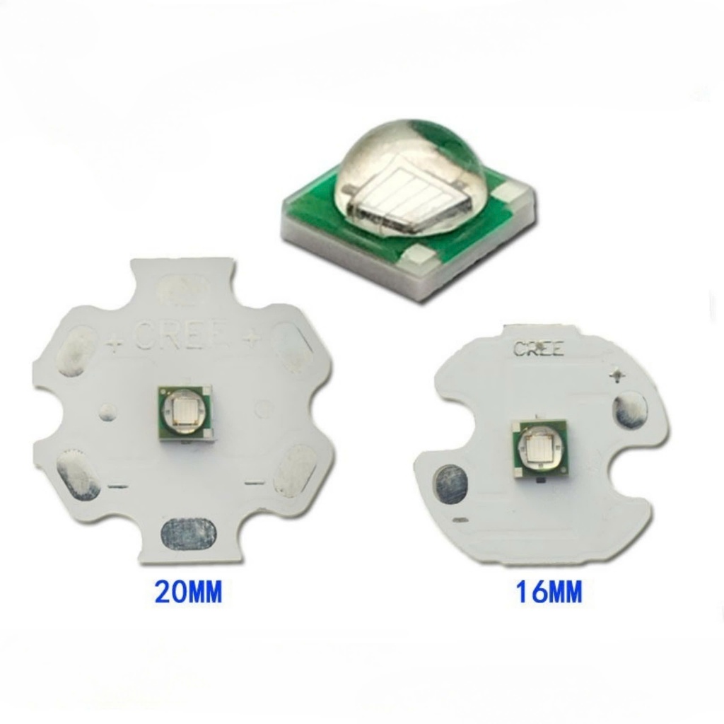 LED 3W  UV 365nm 395nm Ánh Sáng Tím Chất Lượng Cao