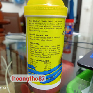 Thức ăn cám viên cho rùa cao cấp hoangtho87