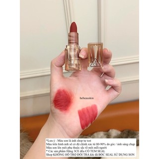Son Thỏi 3CE Vân Đá Deep Under Soft Matte Lipstick Son 3ce Clear Layer Edition - Bebeau