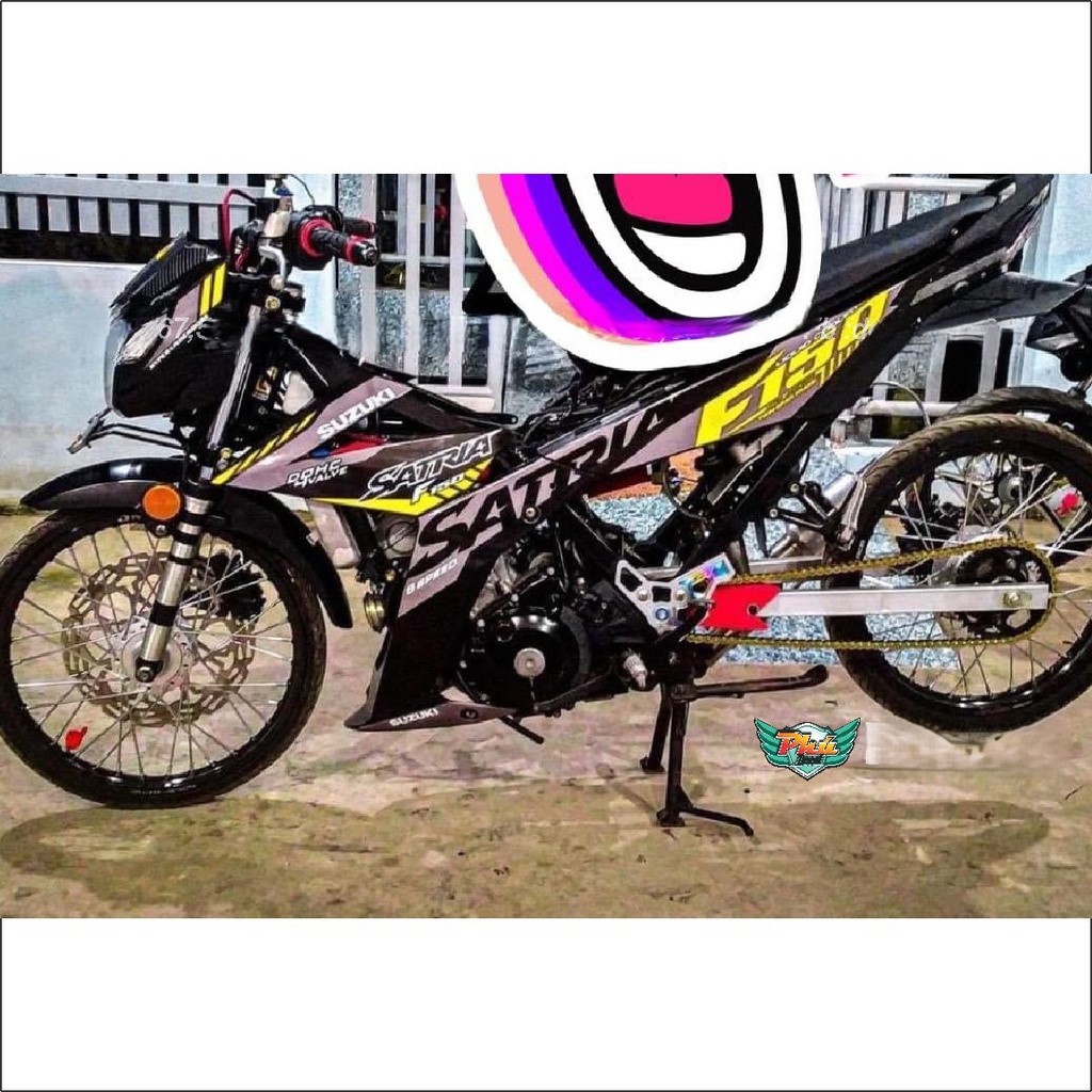 Tem Rời Satria xám đen (F)
