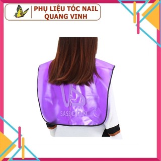 Áo choàng cổ nhuộm tóc VS tím