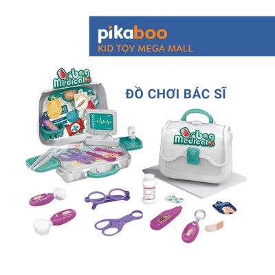 Đồ chơi nhập vai bác sĩ cho bé Pikaboo chất liệu cao cấp đã được kiểm định an toàn