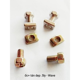 Ốc bình ắc quy 5- 6ly + tán -10 bộ...