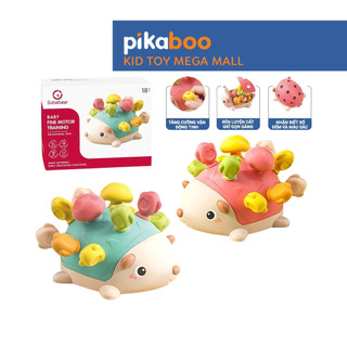  Đồ chơi trẻ em cao cấp giáo dục sớm montessori thanh rút nhím Pikaboo giúp bé rèn luyện đa giác quan 