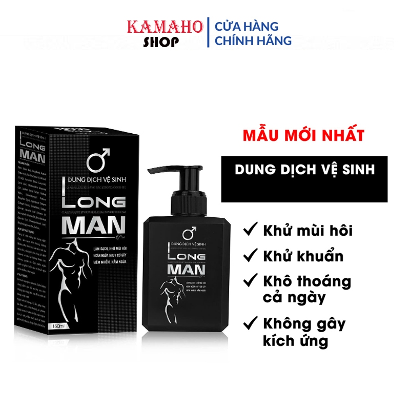 [ Chính Hãng ] Dung Dịch Vệ Sinh Nam Giới LONG MAN 150ml