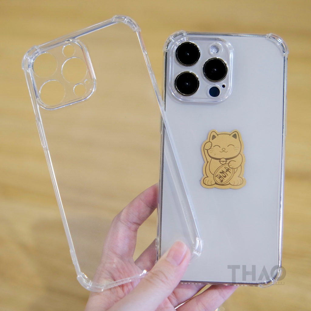 Ốp dẻo trong chống sốc dành cho iPhone